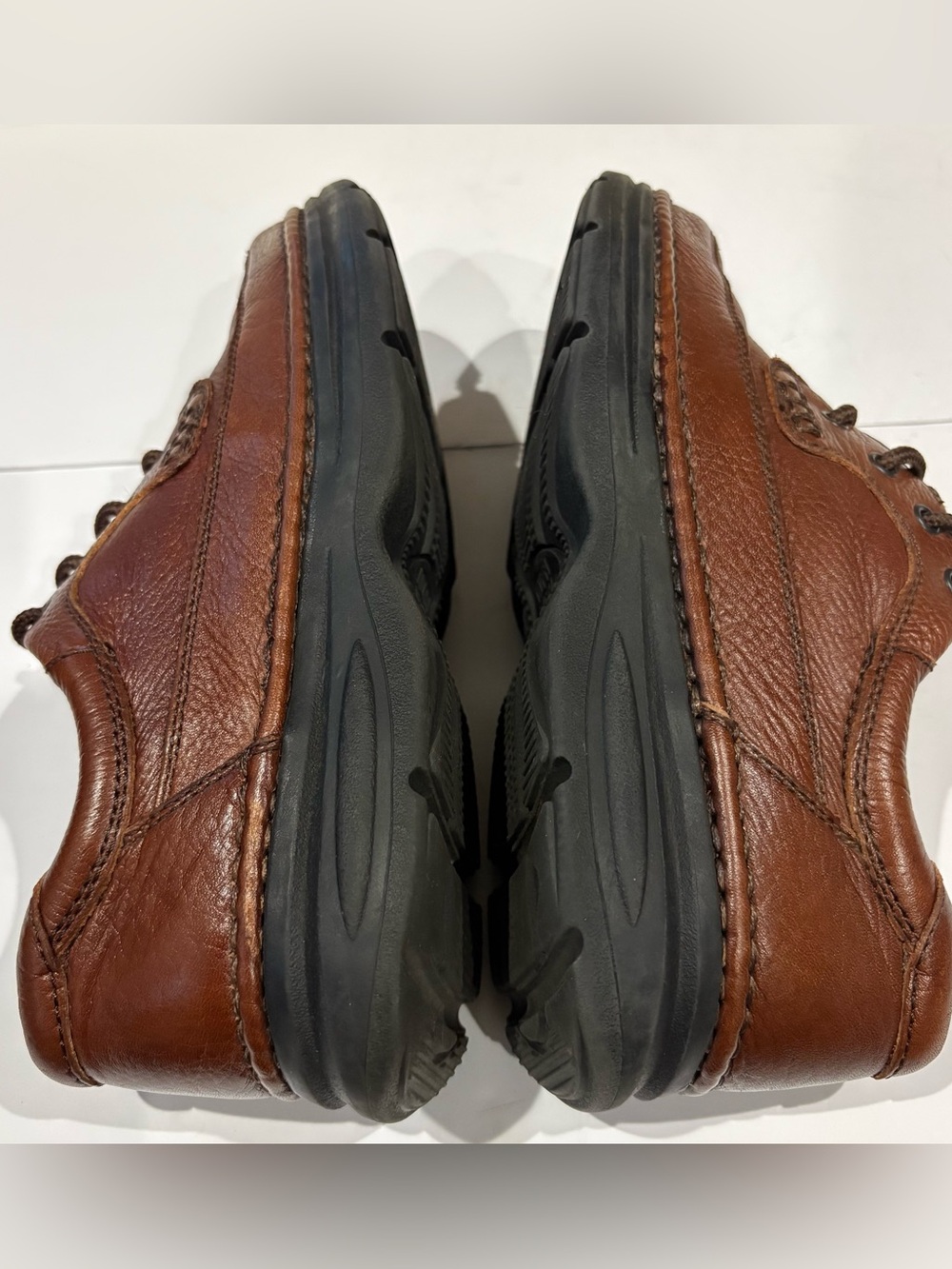 Nunn Bush Men’s 11.5 M Brown Genuine Leather Comfort Gel Oxford Shoes 83890 - Picture 10 of 11